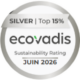 Silver ECOVADIS 2 Silver ECOVADIS 2